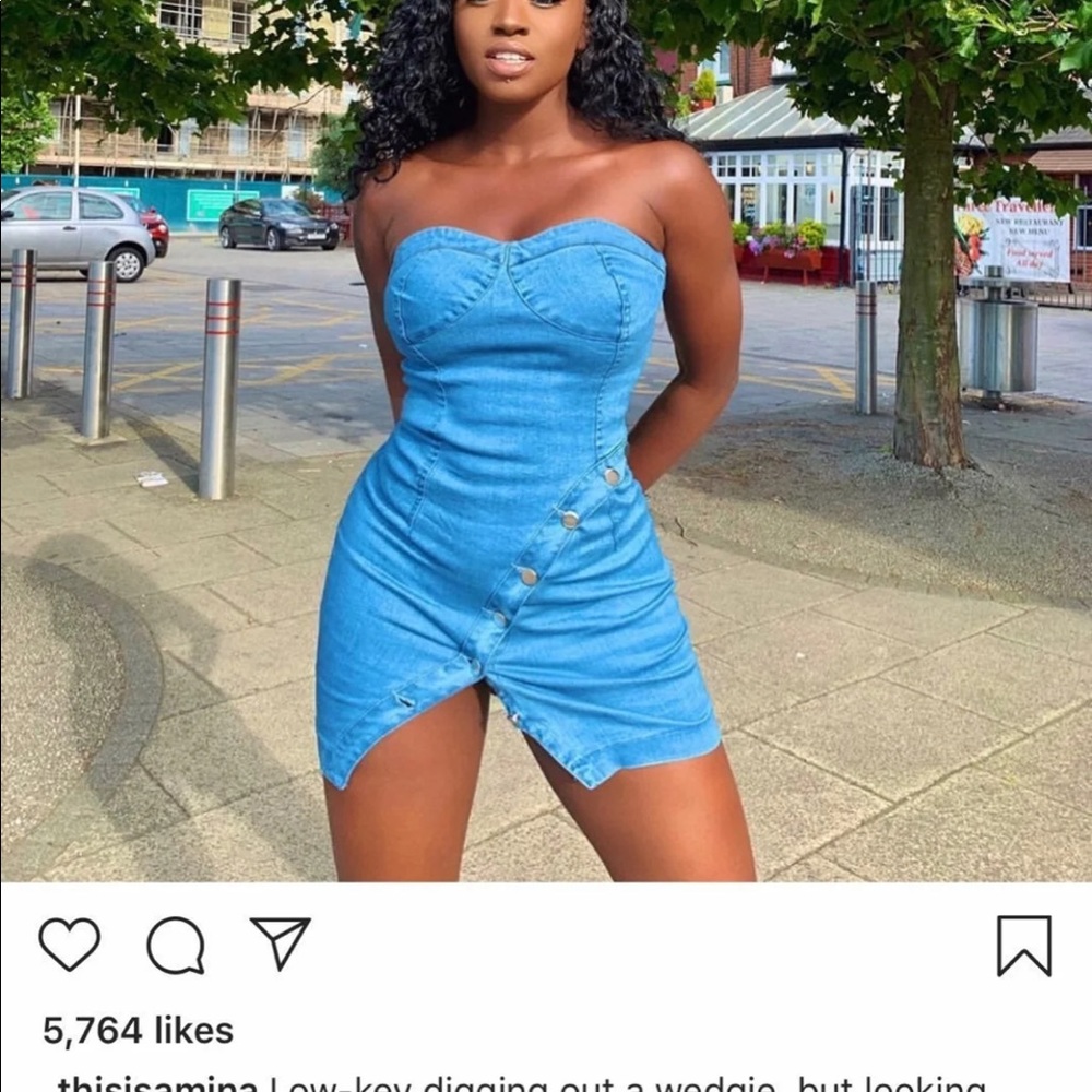 Denim dress